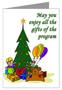 Enjoy the gifts of the program